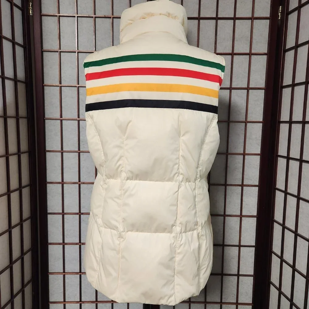 Pendleton Glacier National Park Collection Striped Down Vest Size L NWT Rare - Picture 2 of 8